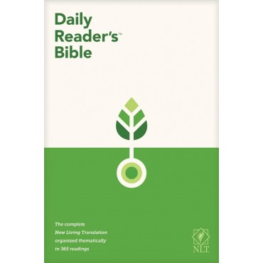 NLT Daily Reader's Bible Red Letter HB - Tyndale